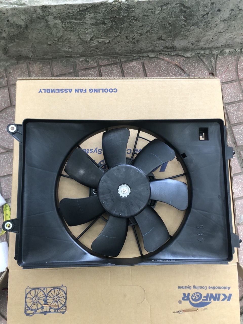 cụm quạt dàn nóng két nước xe honda city 2014 – 2020 hàng xịn chính hãng, giá tốt