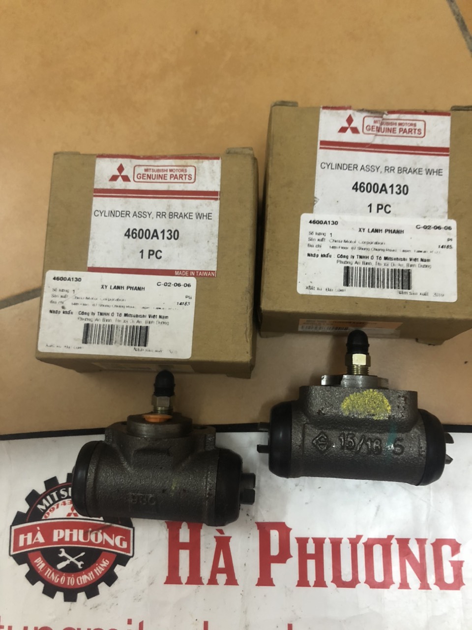 xy lanh phanh xe mitsubishi pajero và jolie 2001 – 2005 hàng xịn chính hãng giá tốt : MB500738 – MB500739